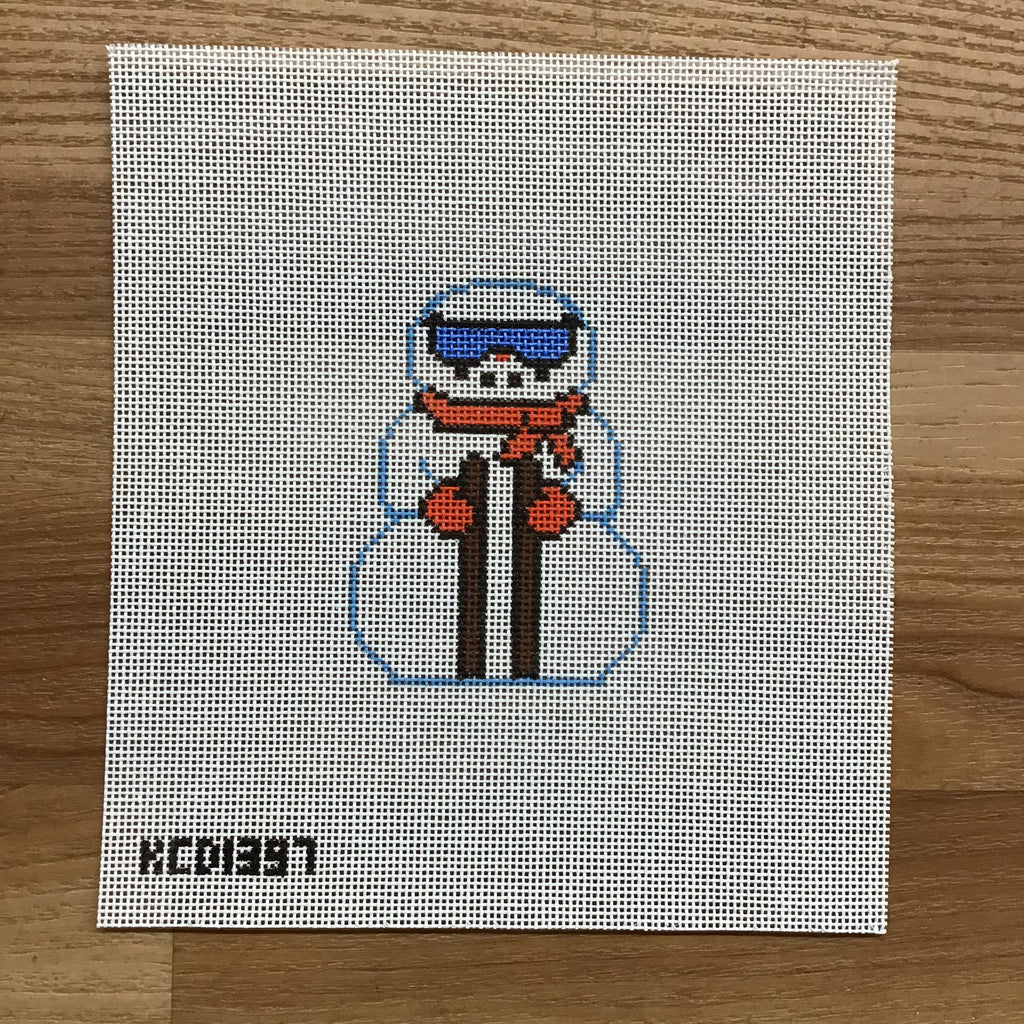 Snowman with Skis