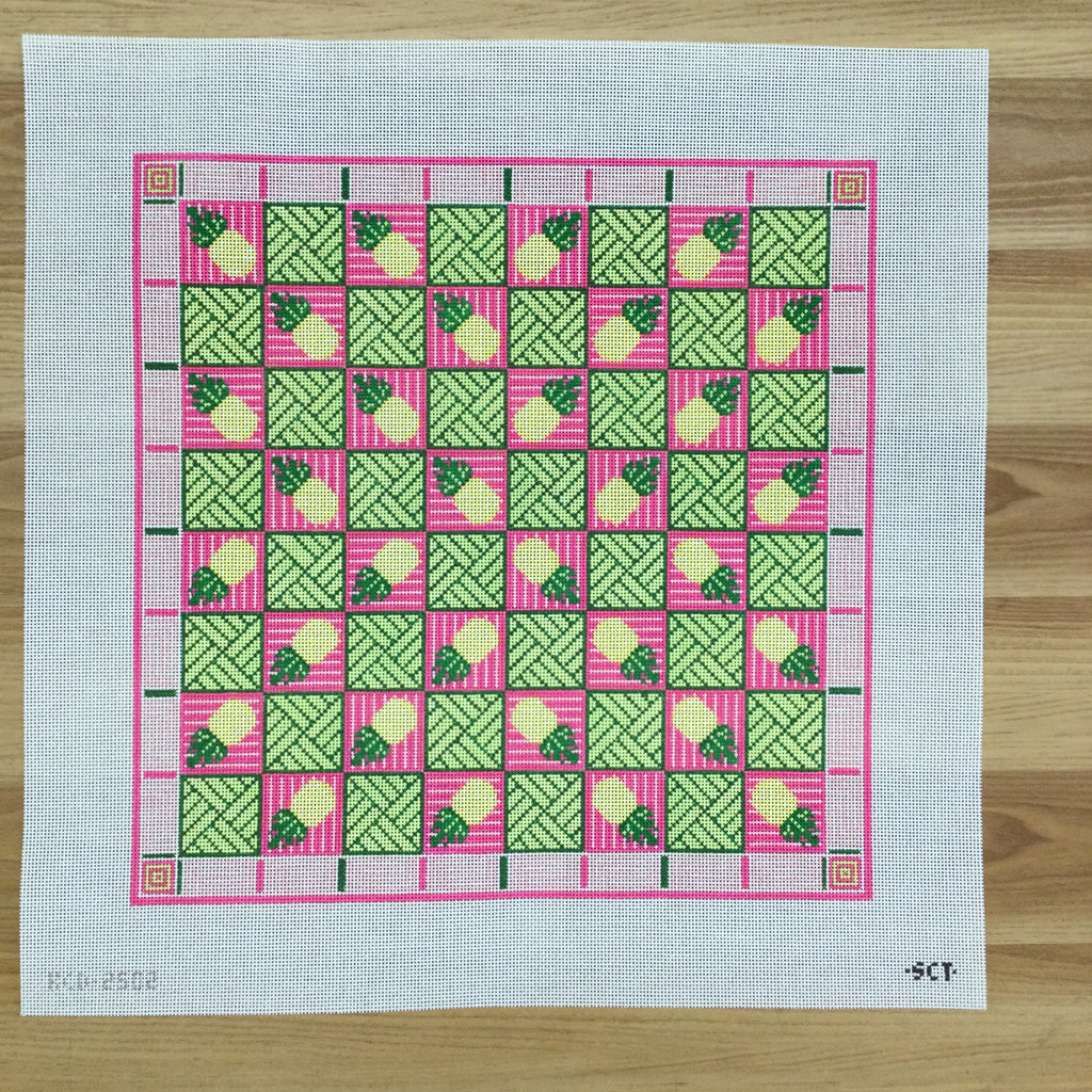 Pineapple Game Board (Pink and Green)