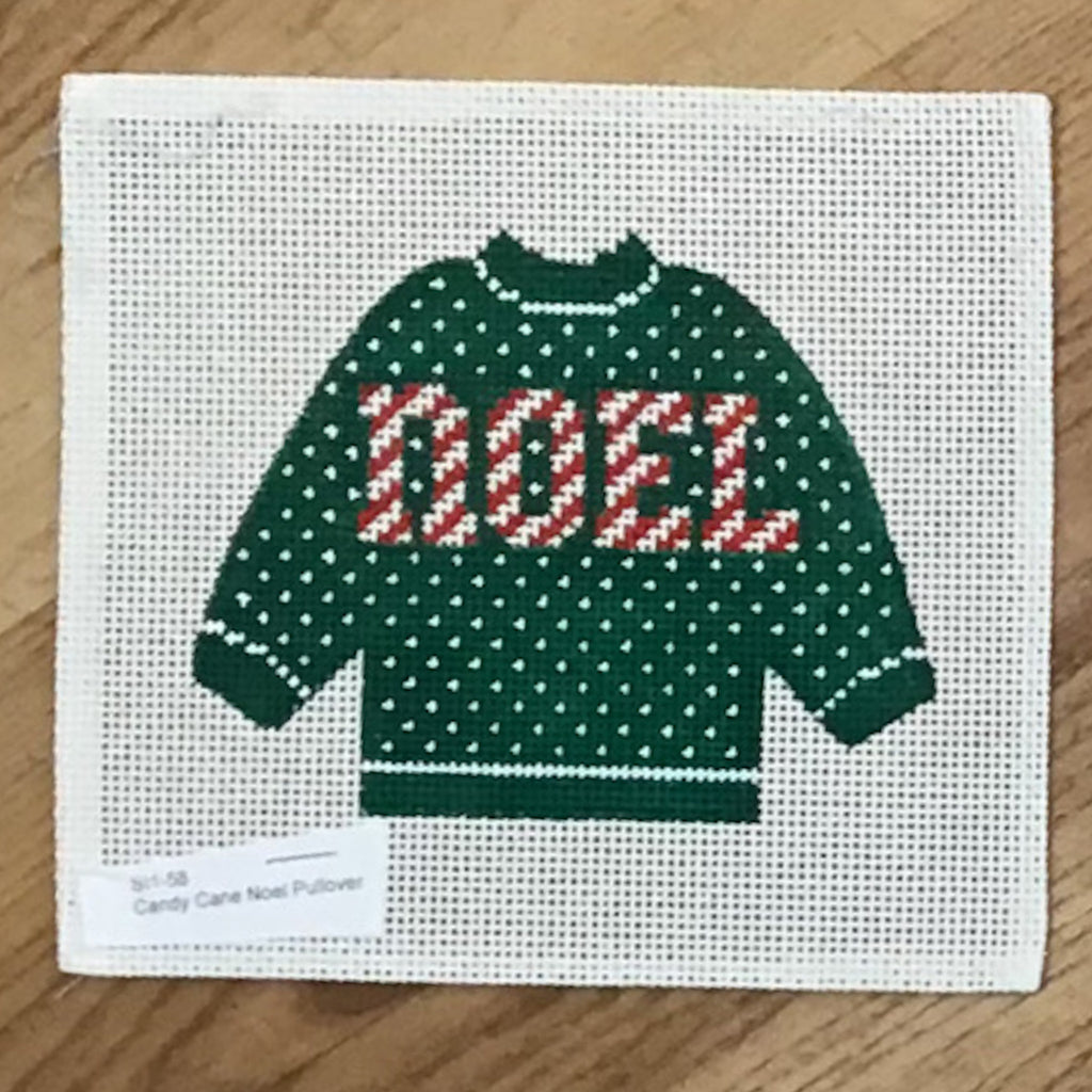 Candy Cane Noel Pullover