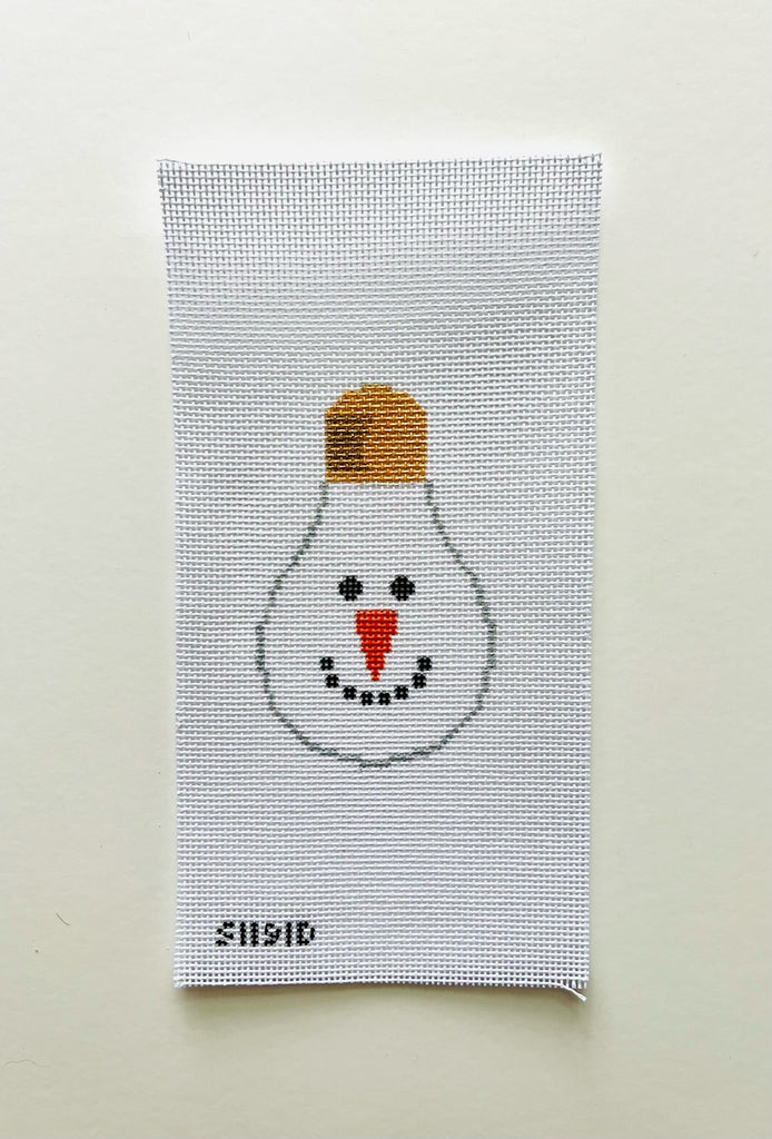 Snowman Face Light Bulb