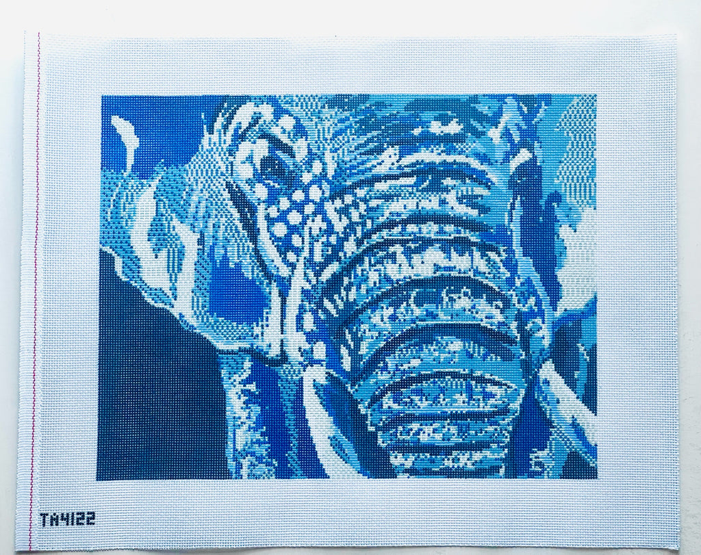 Blue Elephant Canvas