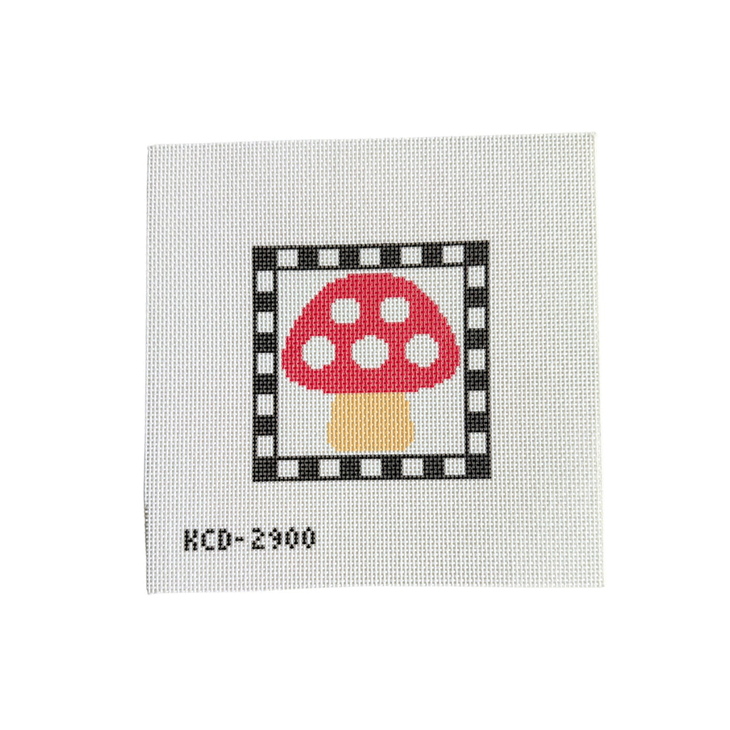 Mushroom Square Printed Canvas