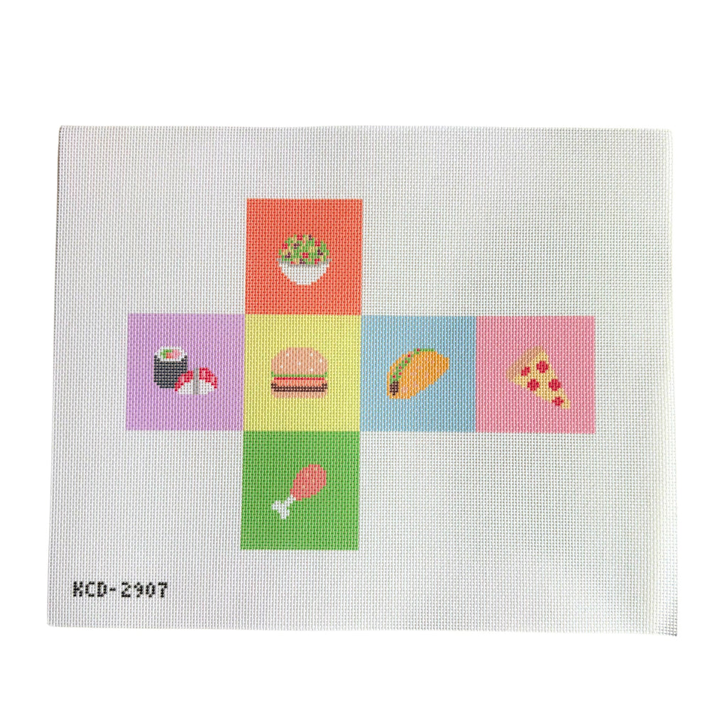 Dinner Cube Printed Canvas
