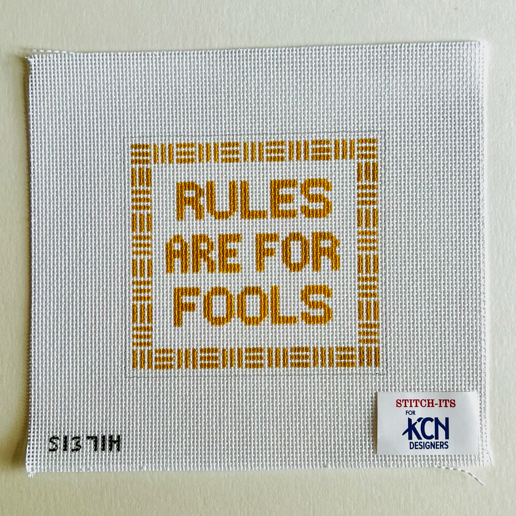 Rules are for Fools