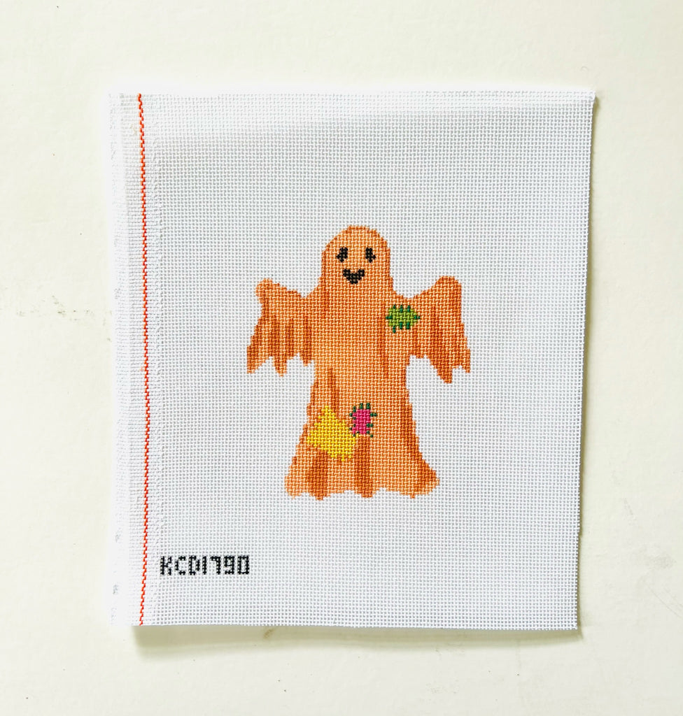 Orange Groovy Ghost Canvas