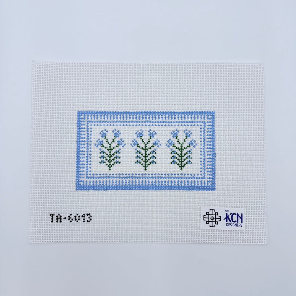 Blue Thistle Eyeglass Case Canvas