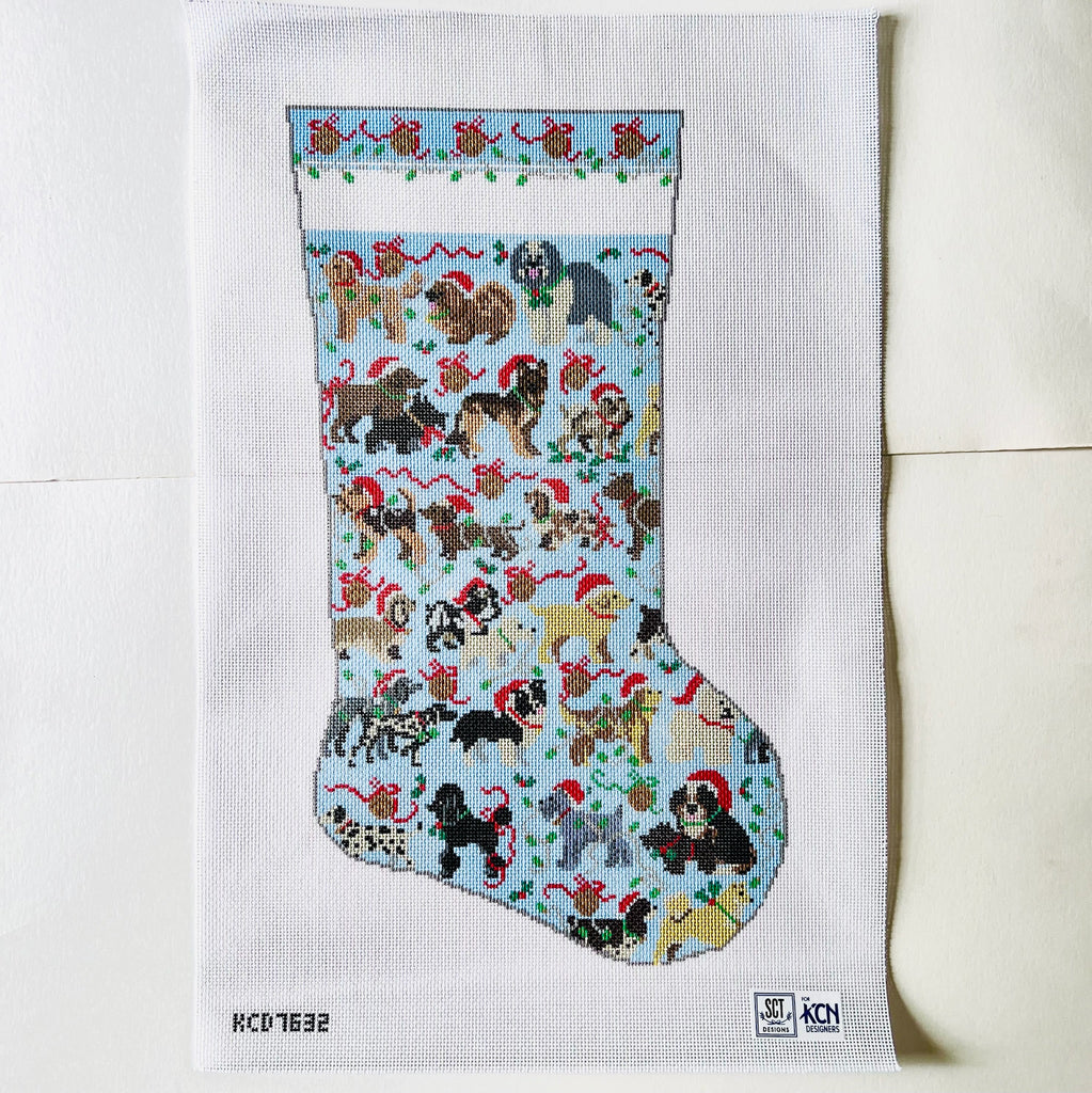 Blue Dog Stocking