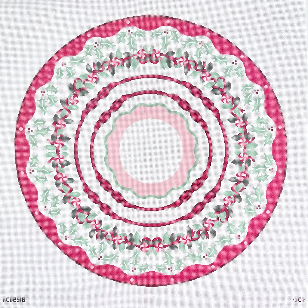Mini/Tabletop Tree Skirt Printed Canvas