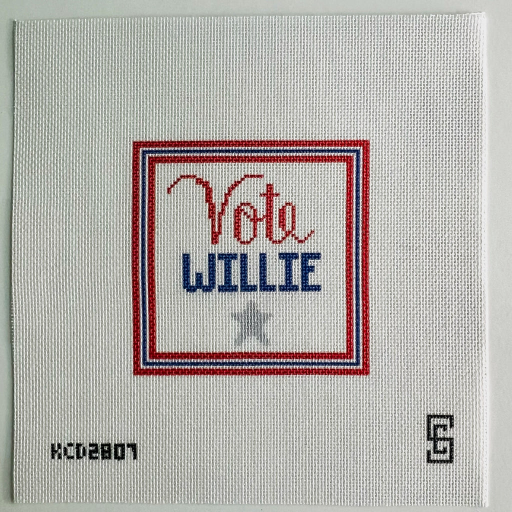 Vote Willie Printed Canvas