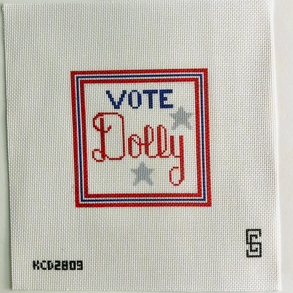 Vote Dolly Printed Canvas