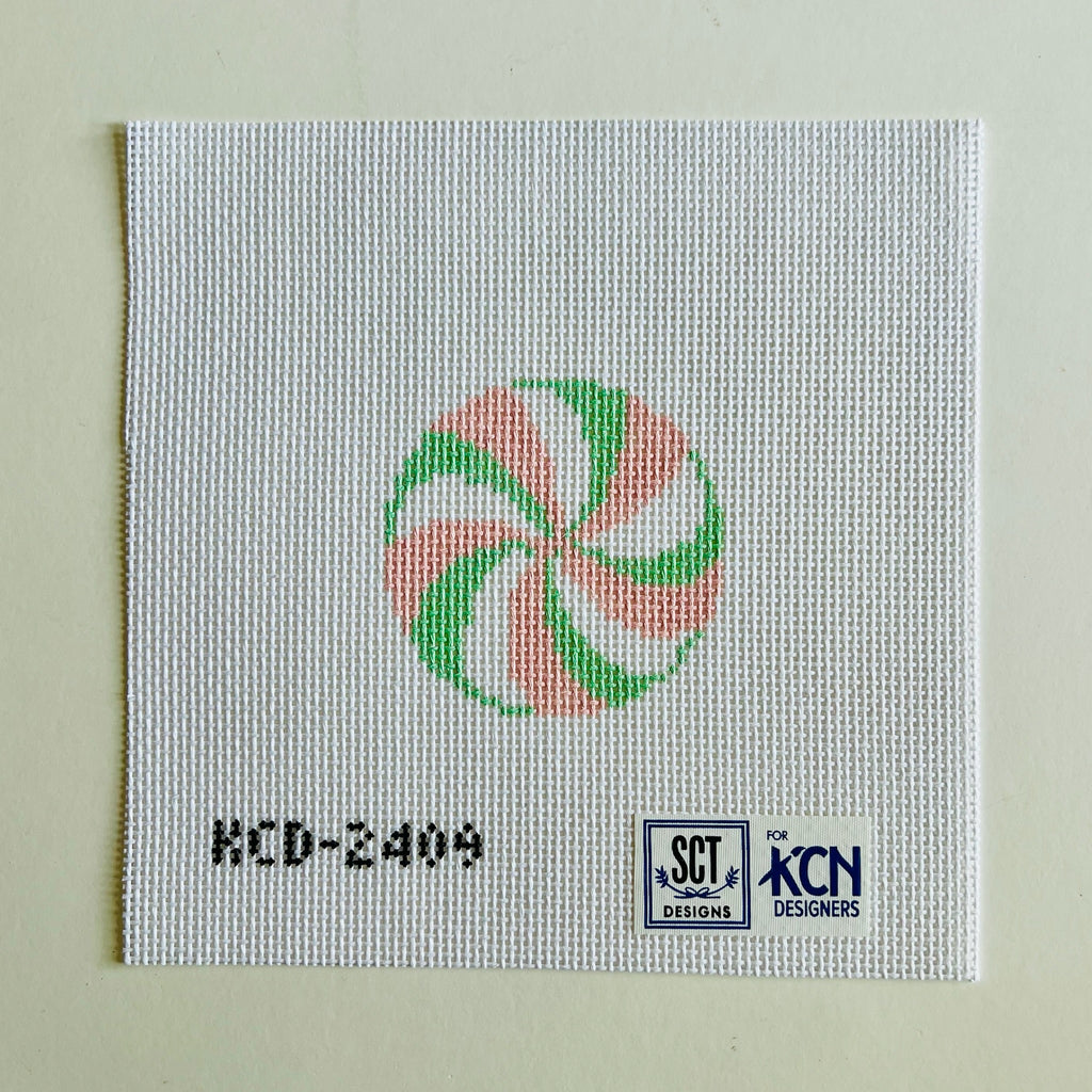 3" Pink and Green Mint