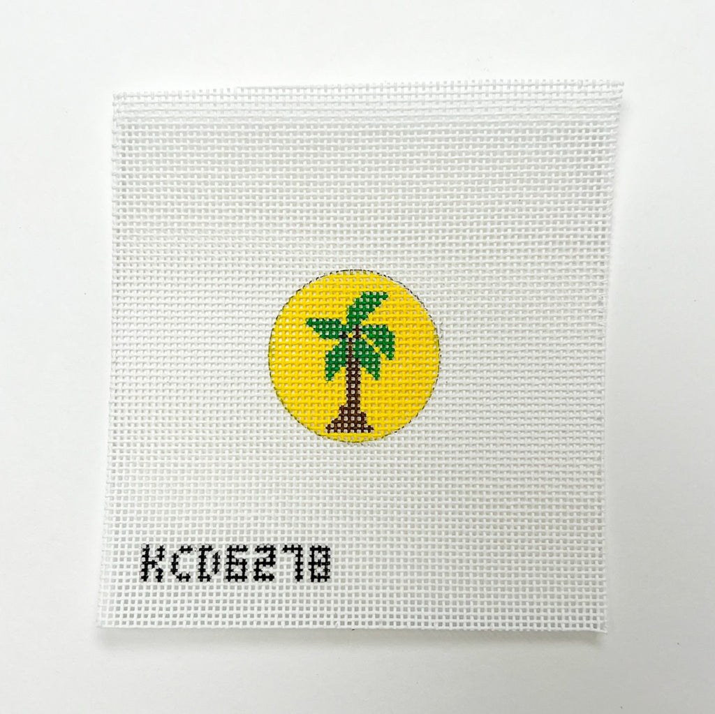 Palm Tree Key Fob Insert