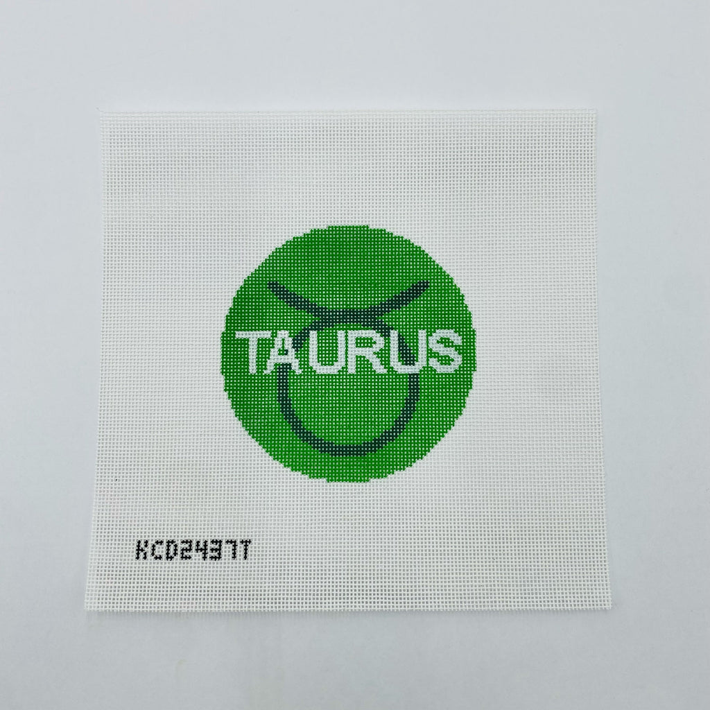 Taurus Zodiac Round Canvas