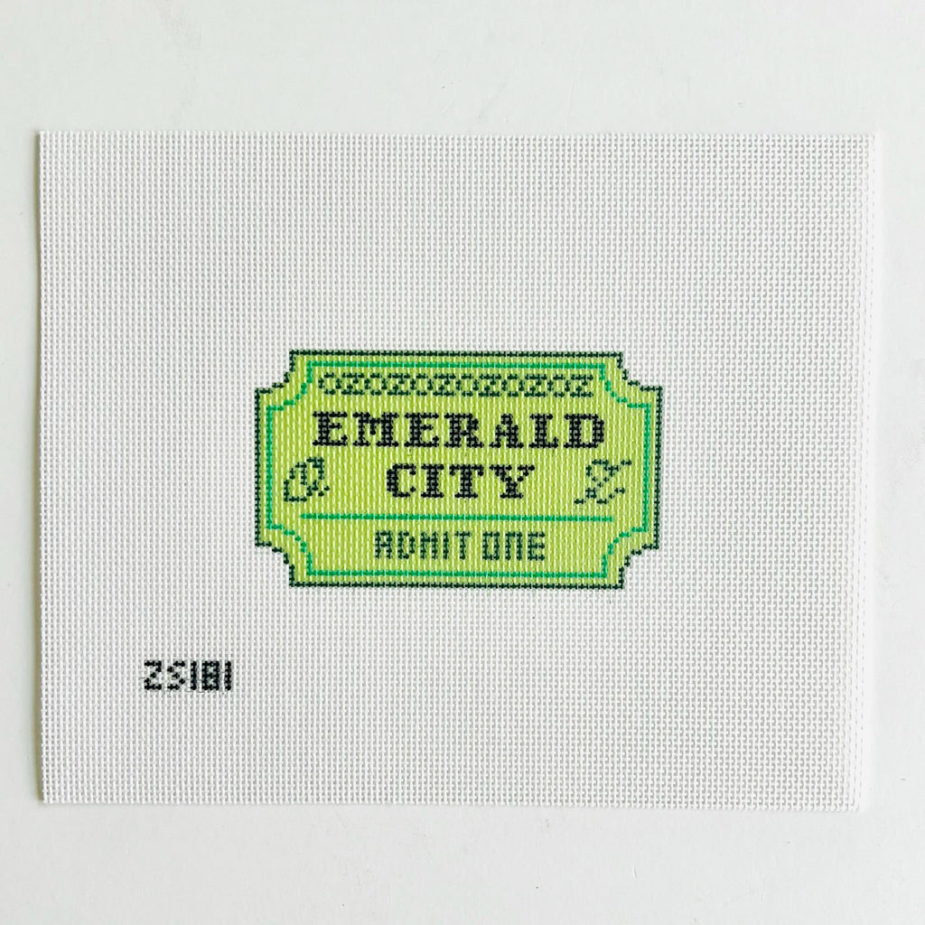 Emerald City Printed Canvas