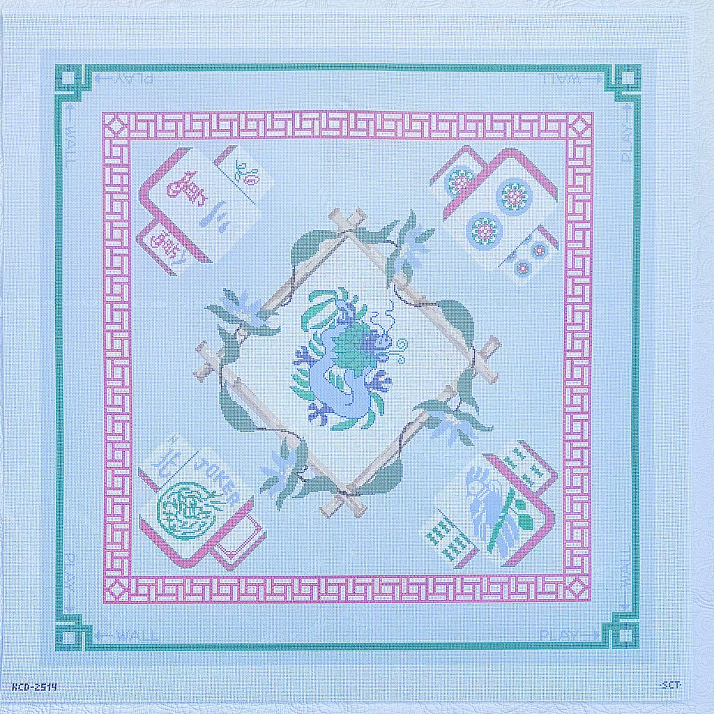 Mahj Mat Printed Canvas