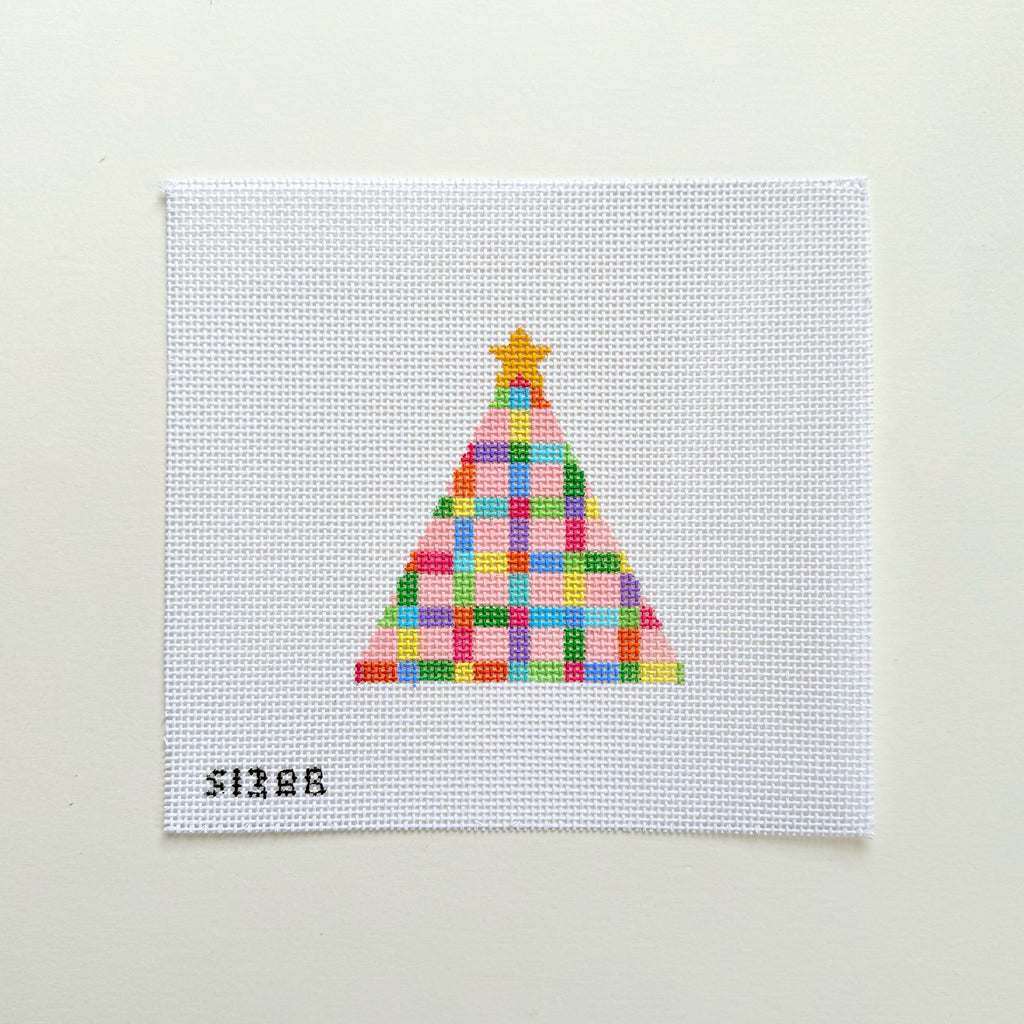 Multi Colored Plaid Tree