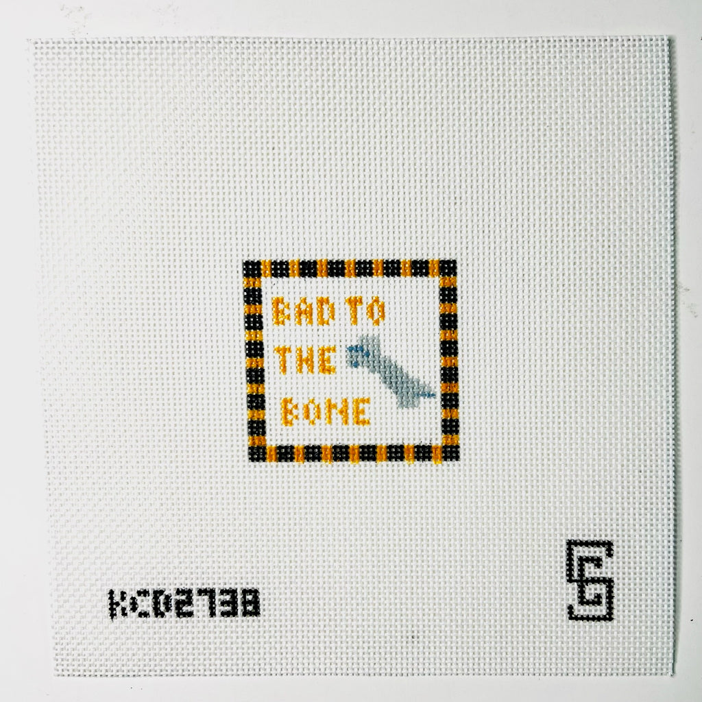 Bad to the Bone Printed Canvas