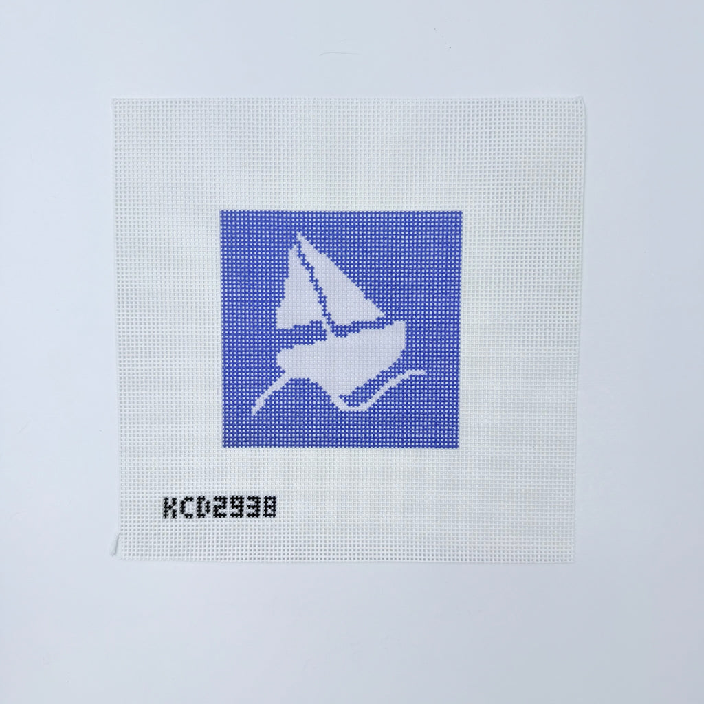 Beginner Boat Printed Square