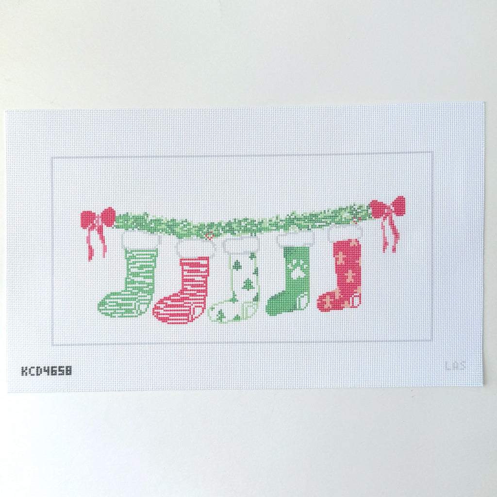 Stocking Bolster Printed Canvas