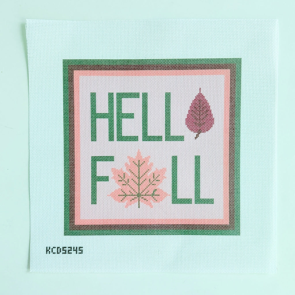 Hello Fall Printed Canvas