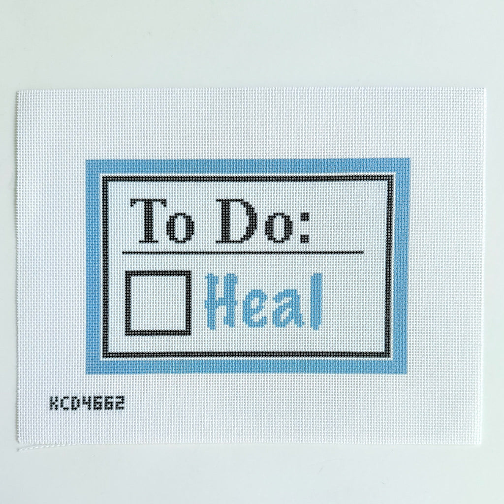 To Do: Heal Printed Canvas