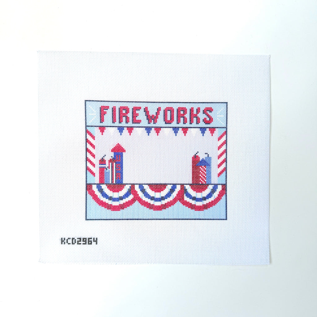 Fireworks Stand Printed Canvas