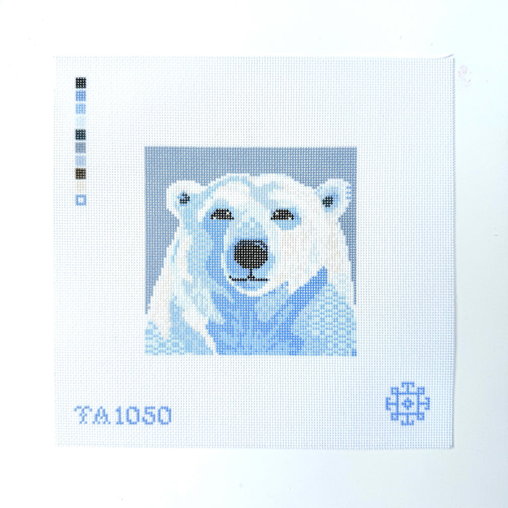 Mini Polar Bear Printed Canvas