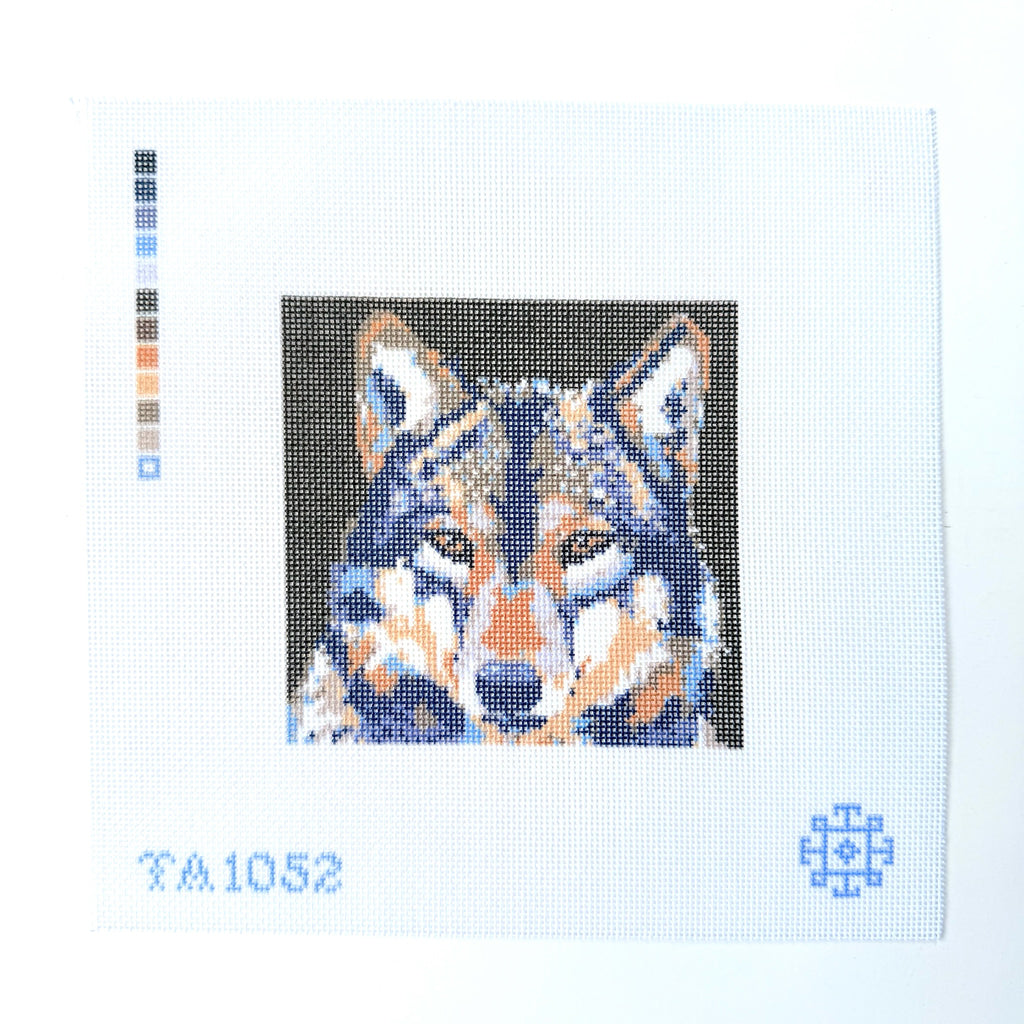 Mini Wolf Printed Canvas
