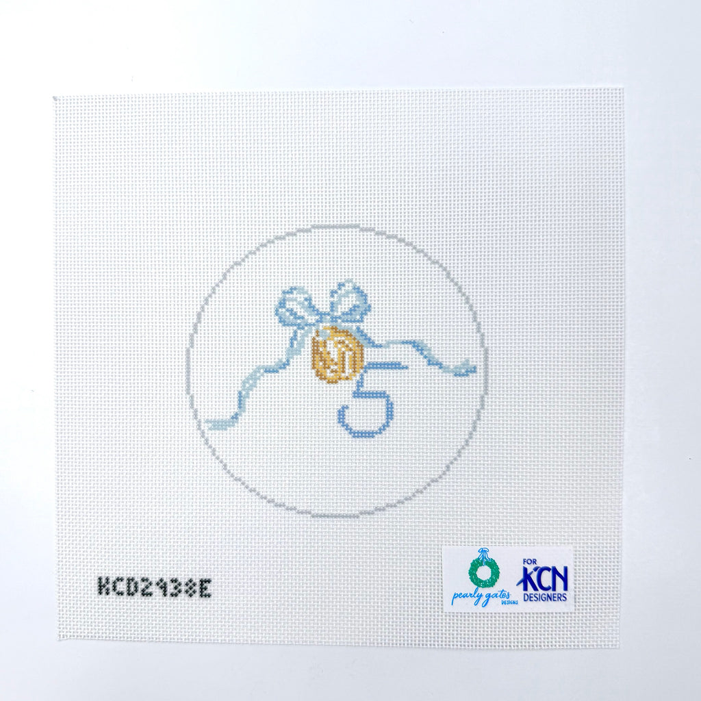 12 Days of Christmas Rounds Set of Printed Canvases