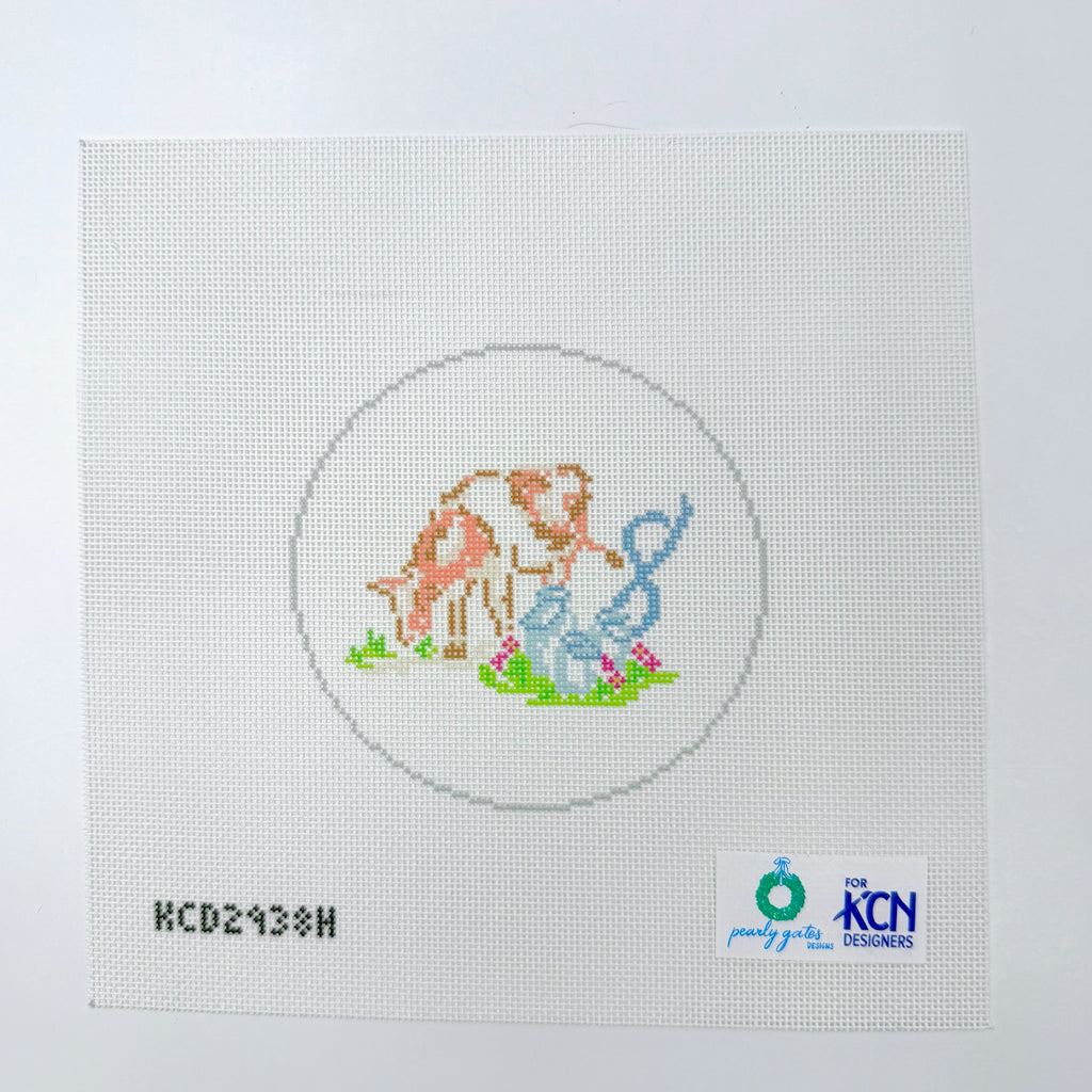 12 Days of Christmas Rounds Set of Printed Canvases