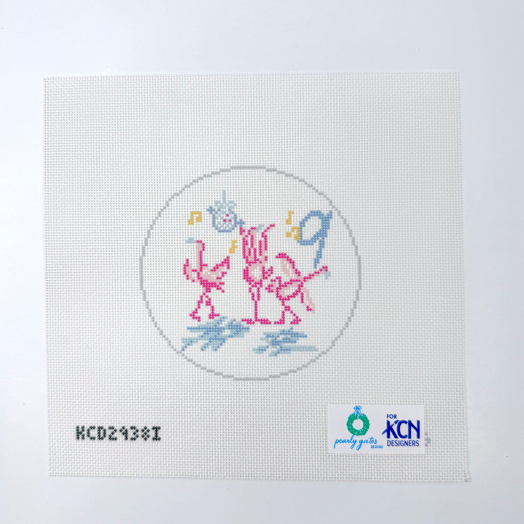 12 Days of Christmas Rounds Set of Printed Canvases