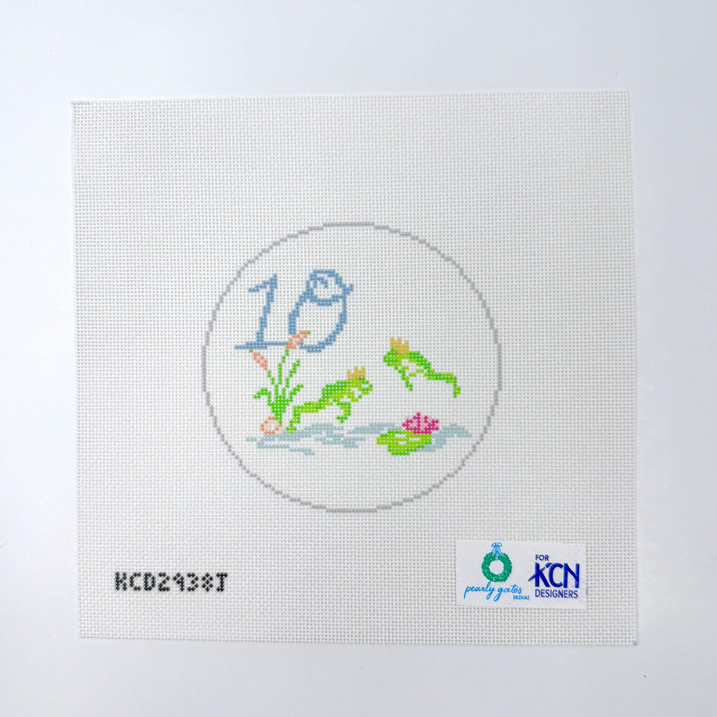 12 Days of Christmas Rounds Set of Printed Canvases