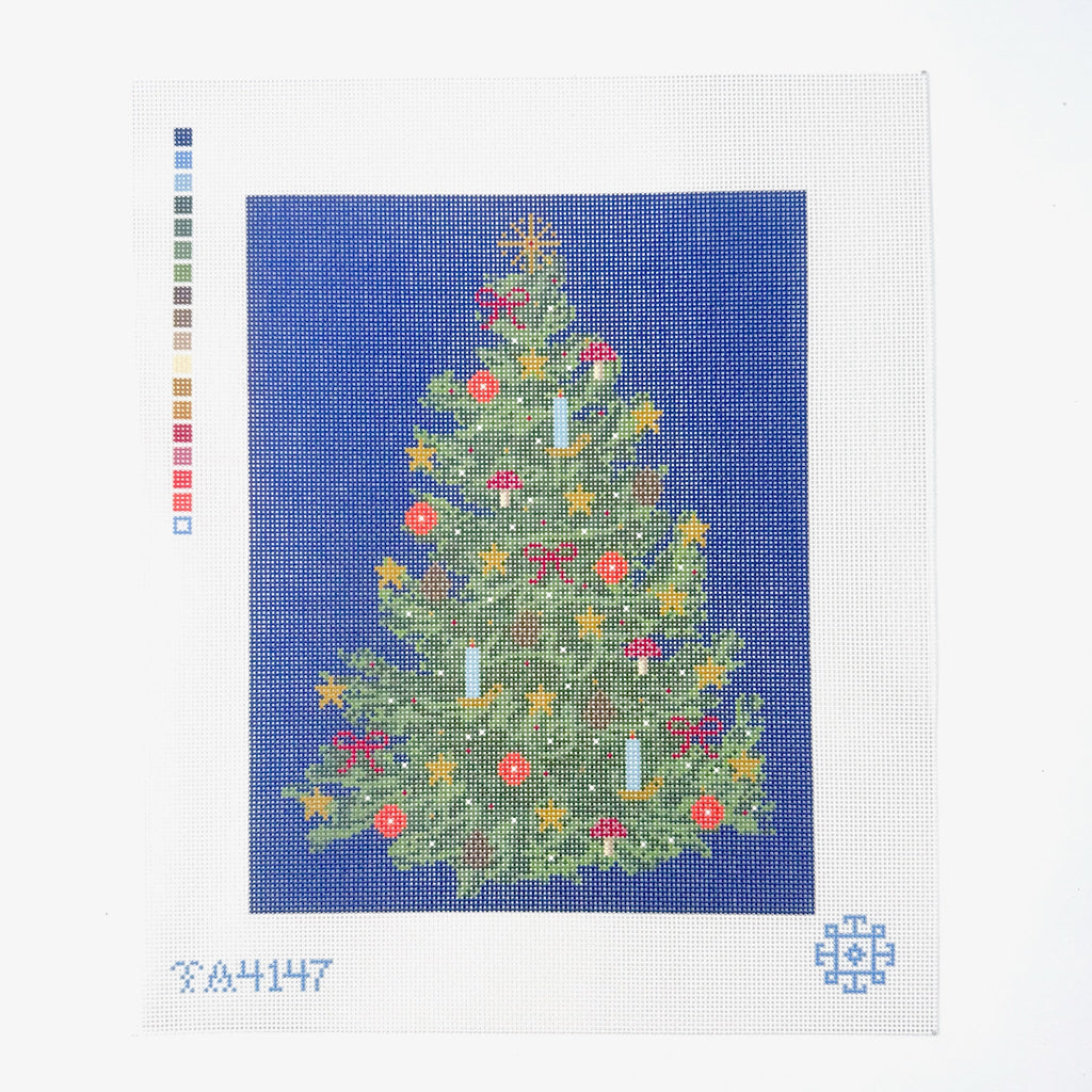 Yule Tree Printed Canvas