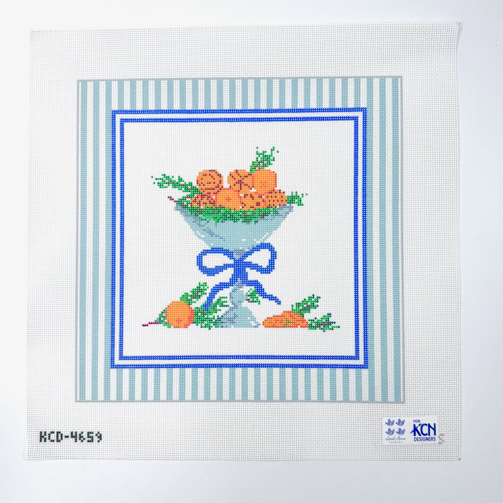 Orange Clove Bowl Printed Canvas