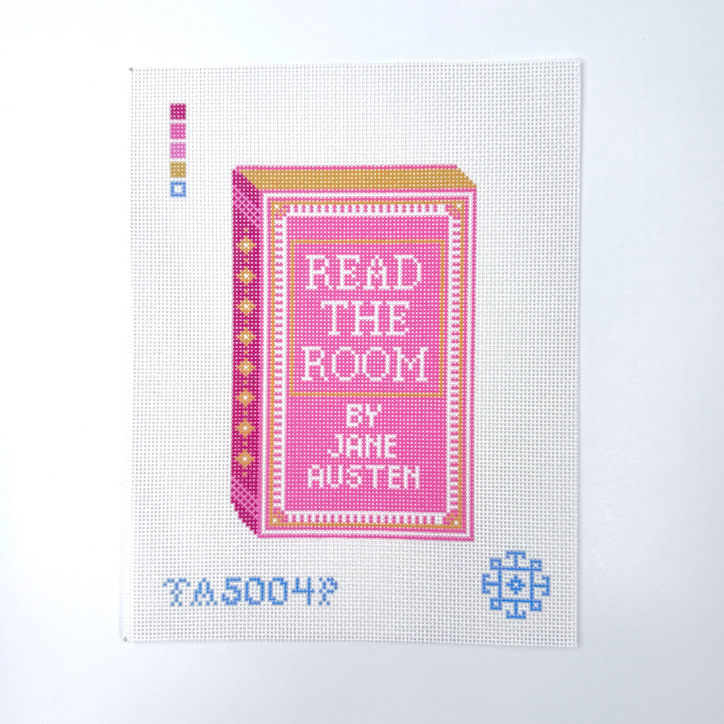 Read the Room - Pink Printed Canvas