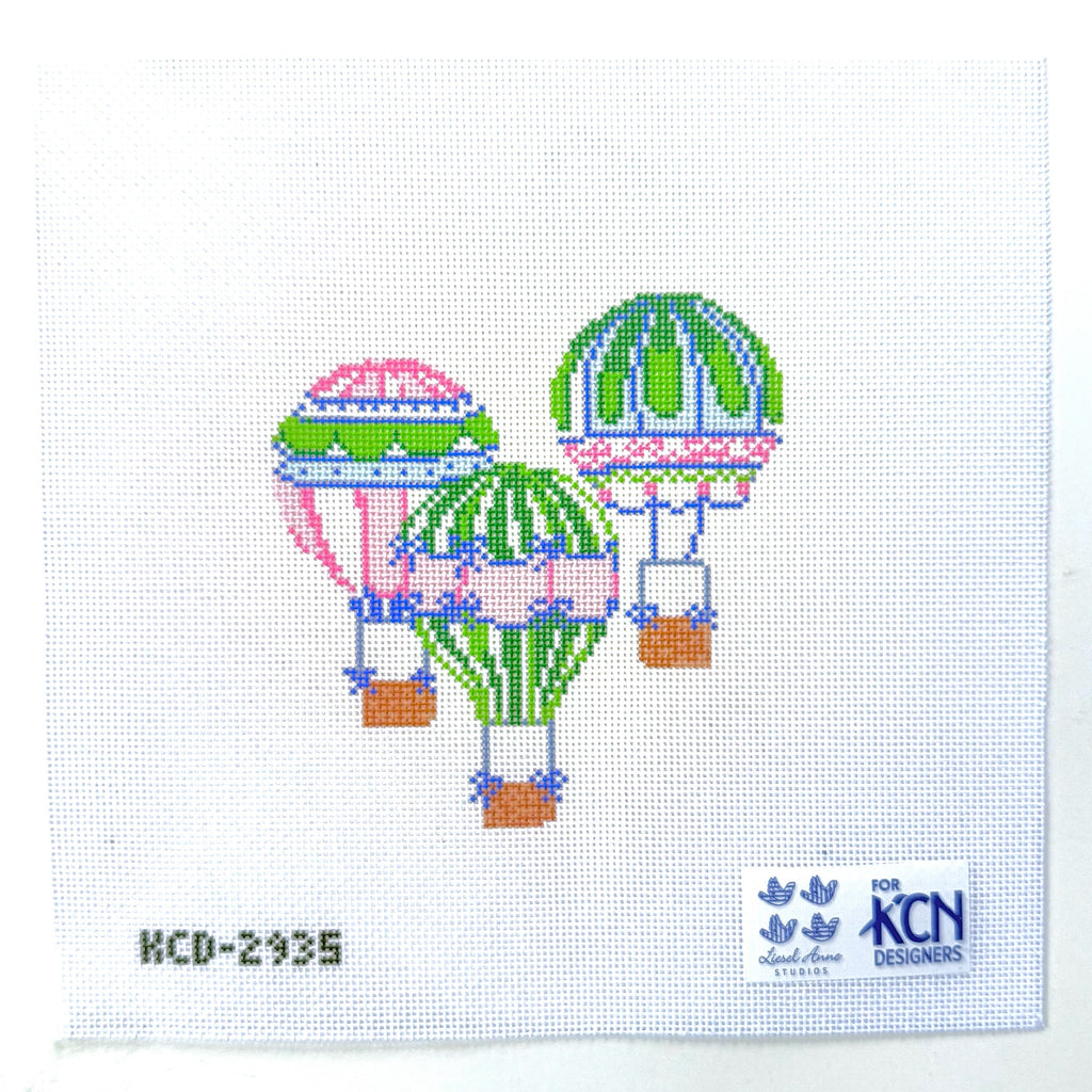 Hot Air Balloon Ornament Printed Canvas