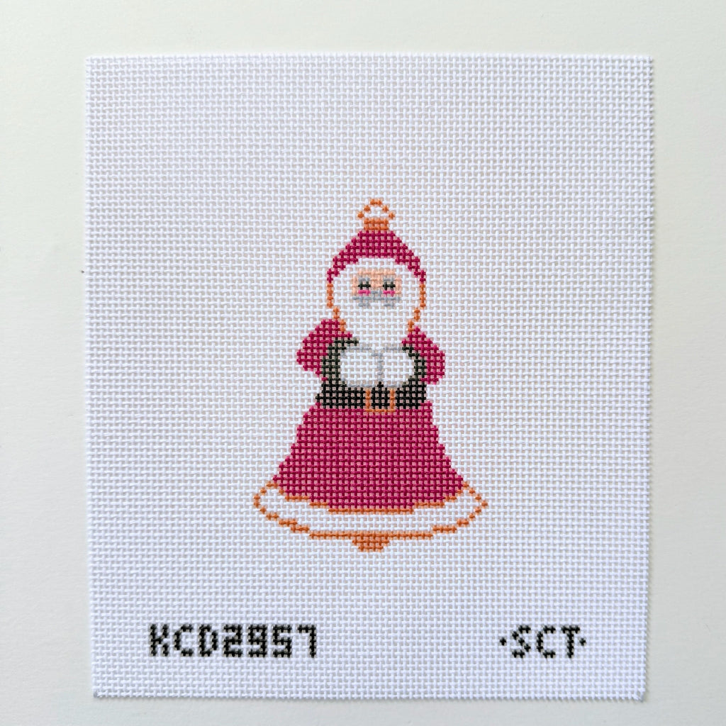 Bell Santa Printed Canvas