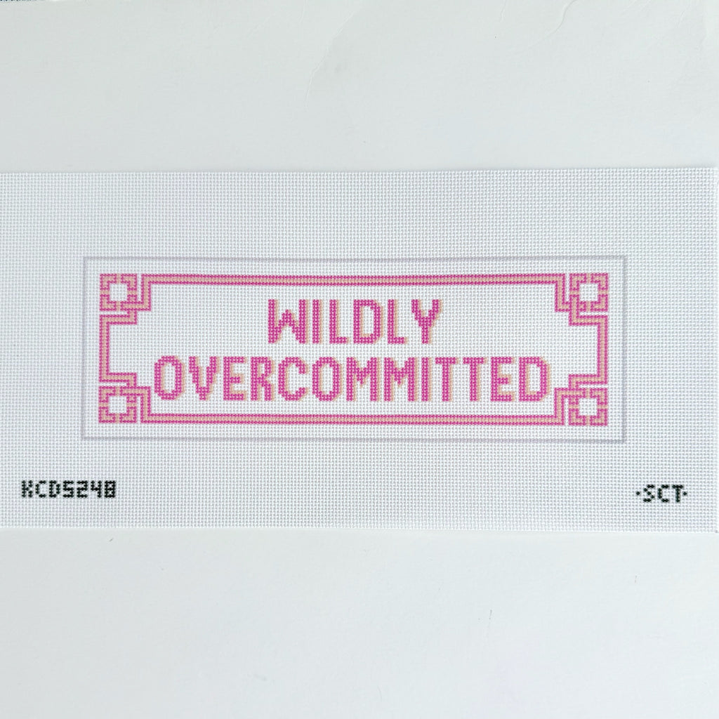 Wildly Overcommitted Printed Canvas