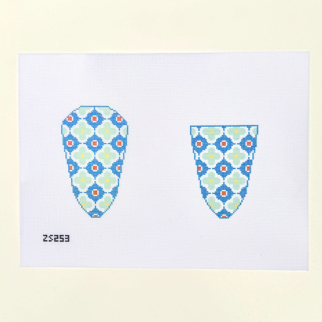 Moroccan Tile Scissors Case Printed Canvas