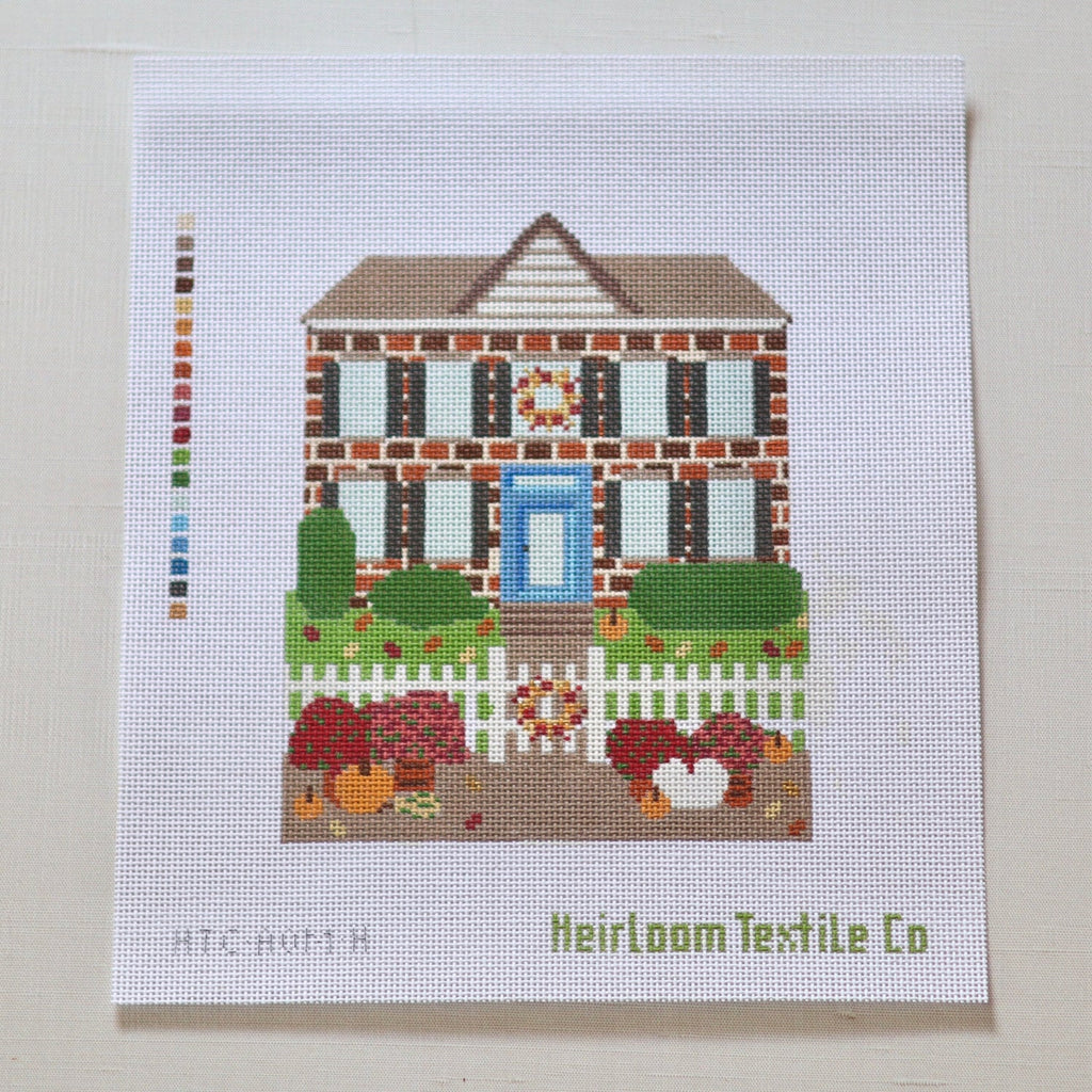 Autumn on Main St House Printed Canvas