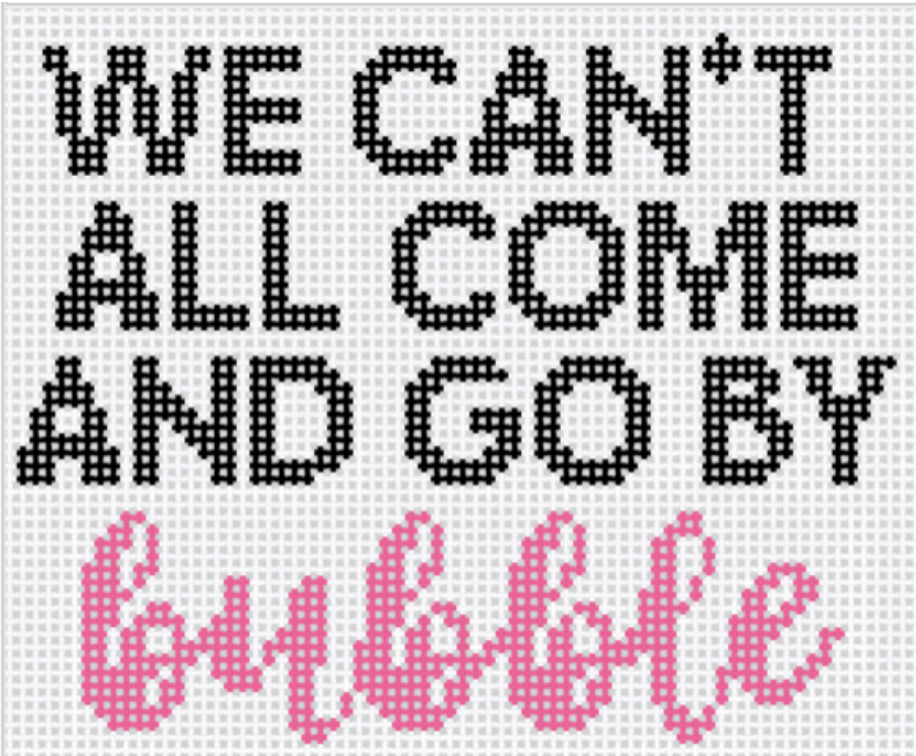 Go By Bubble Printed Canvas