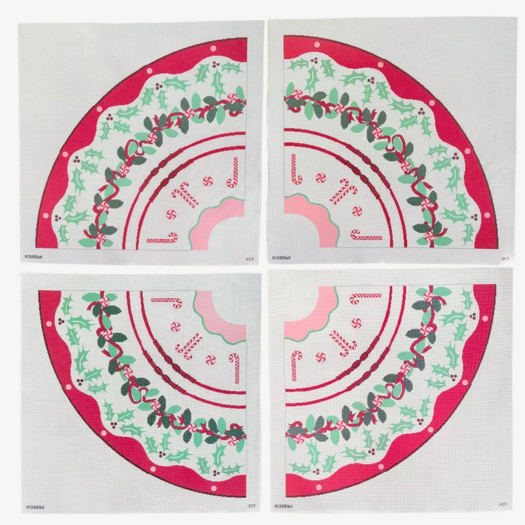 Tree Skirt Printed Canvas