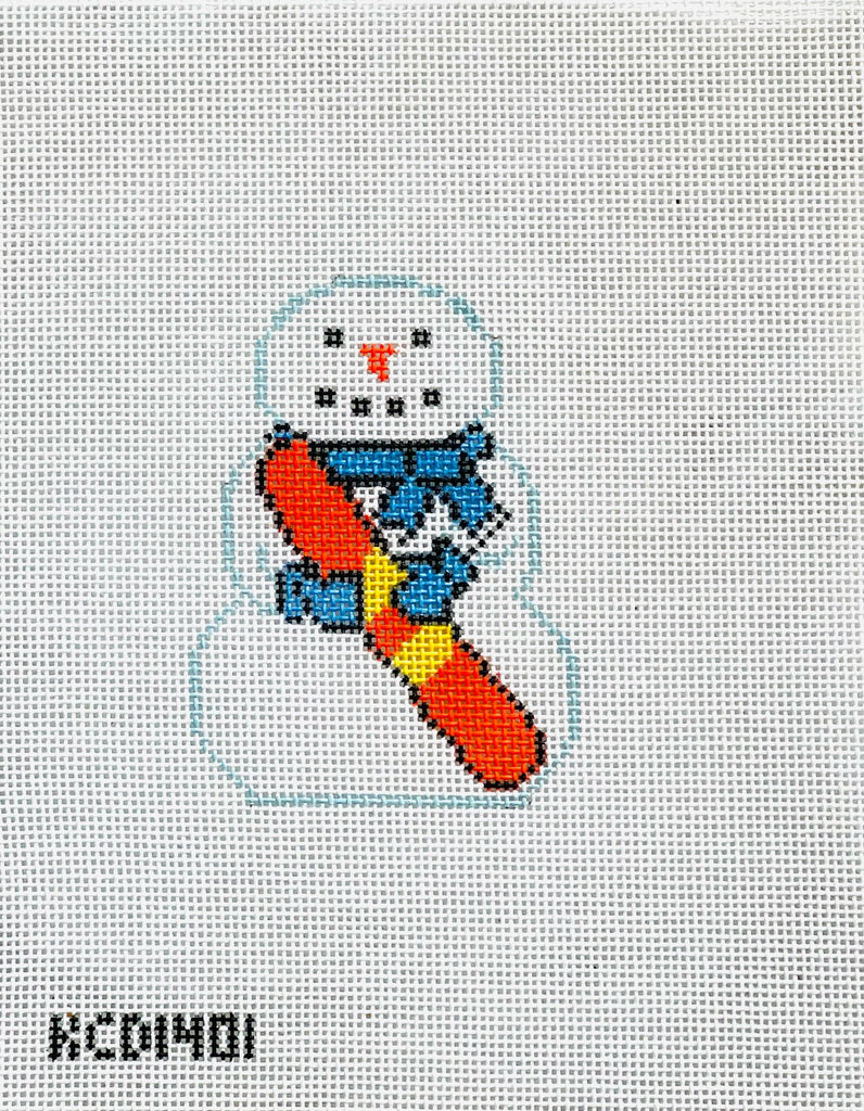 Snowman with Snowboard