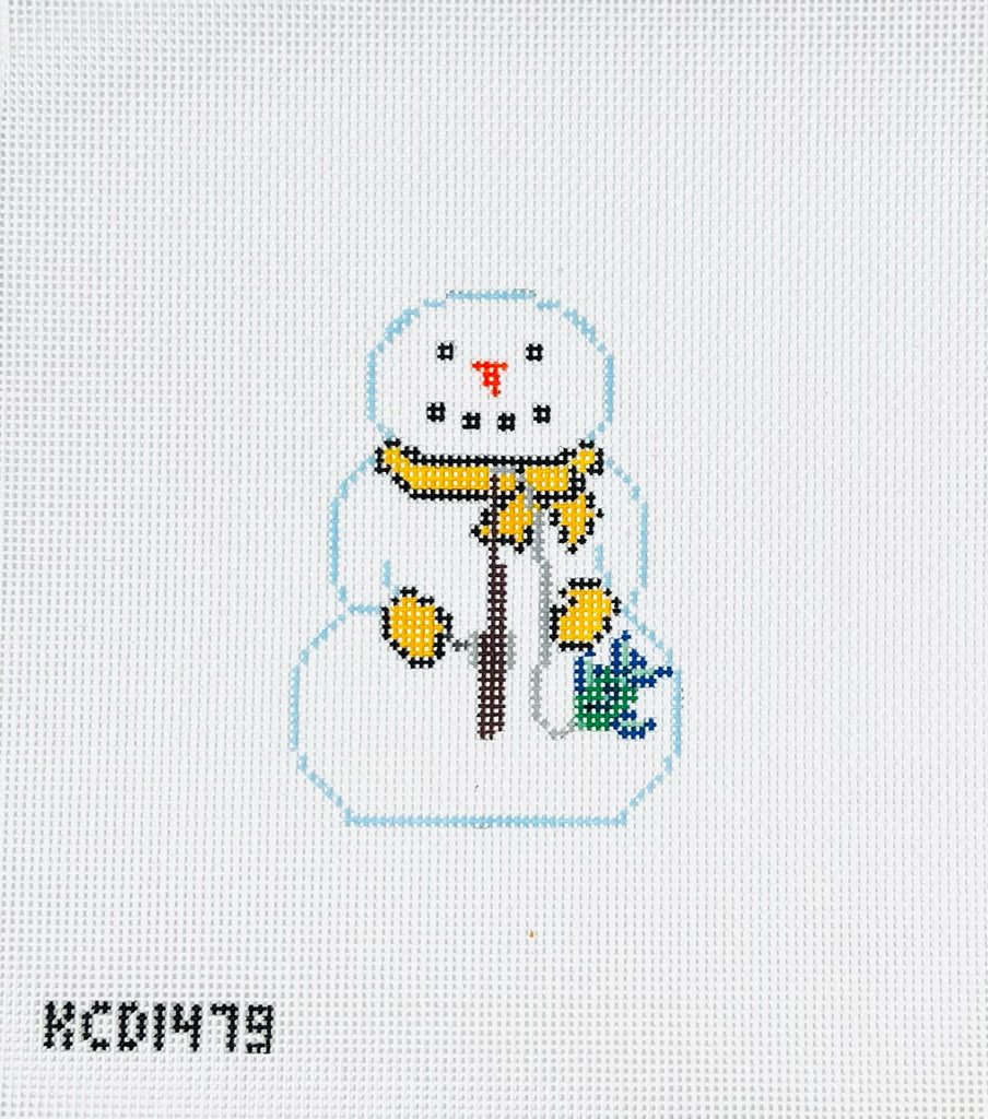 Fishing Snowman