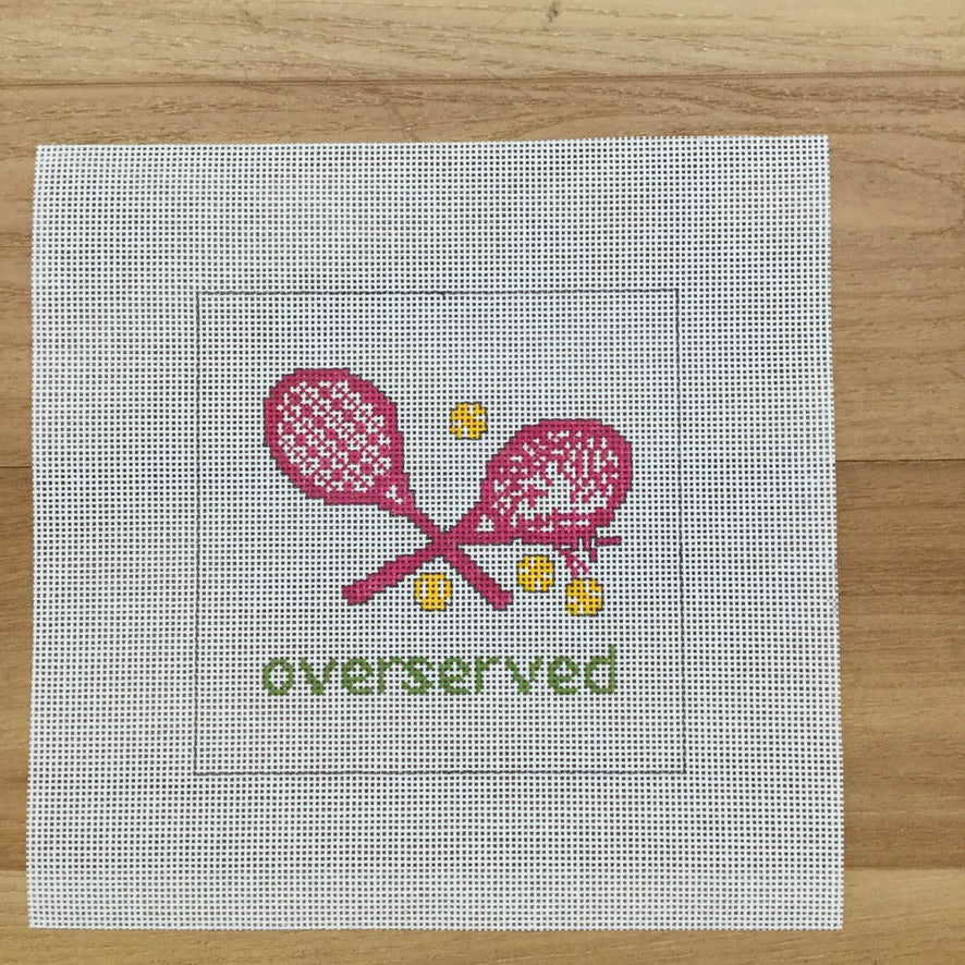 Overserved Pink Canvas
