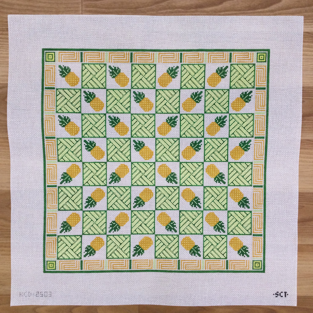 Pineapple Game Board (Green and White)