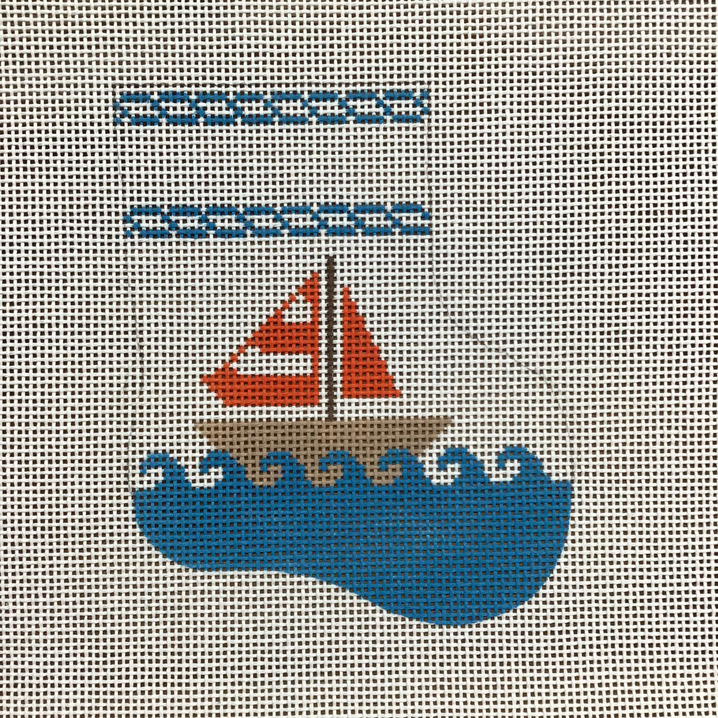 Sailboat Mini Sock