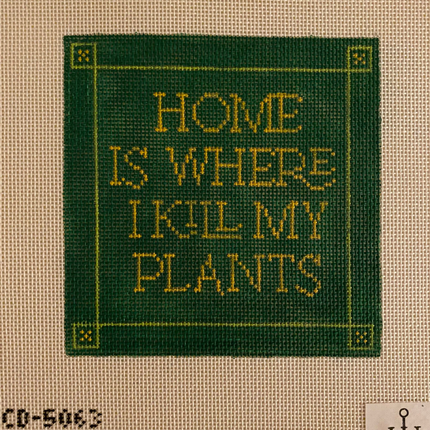 Home is Where I Kill My Plants Canvas