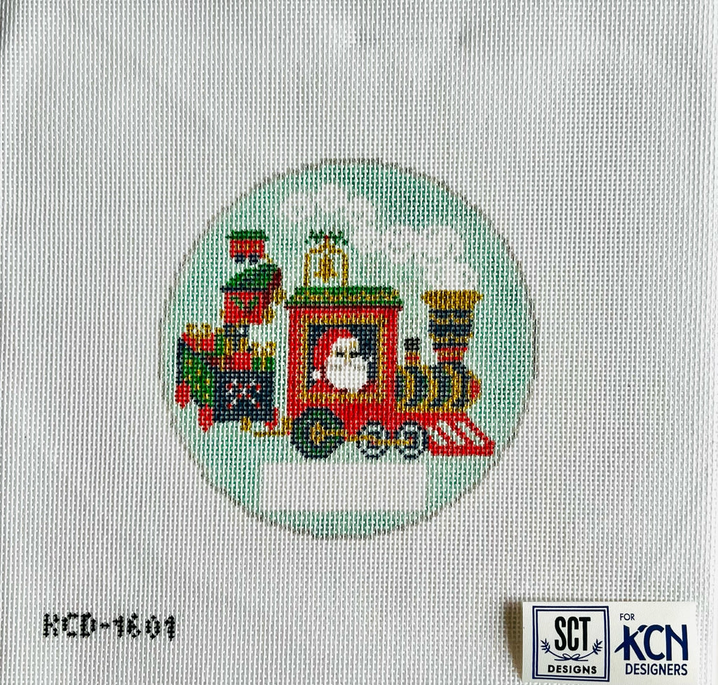Monogramable Santa Train Ornament