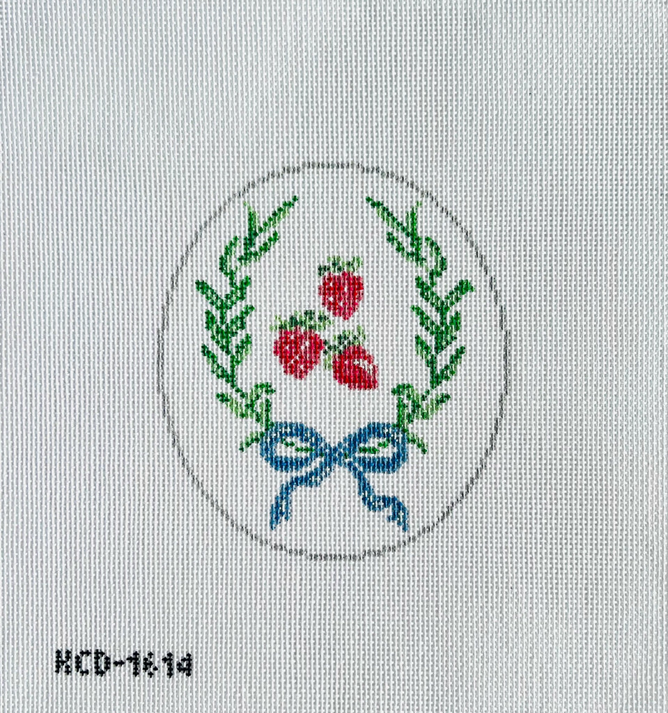 Strawberries Oval Ornament